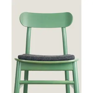 Square flat chair cushion Myfelt Hugo image-1