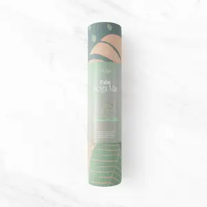 Non-slip Yoga and Fitness Mat Myga Palmen Design image-1