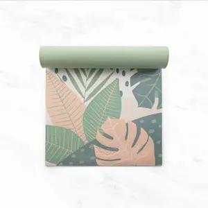 Non-slip Yoga and Fitness Mat Myga Palmen Design image-3