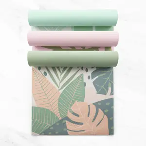 Non-slip Yoga and Fitness Mat Myga Palmen Design image-2