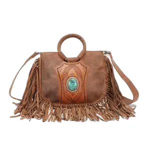 Handtasche aus Leder Myra Bag Loyal West Sedona