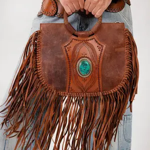 Handtasche aus Leder Myra Bag Loyal West Sedona image-2