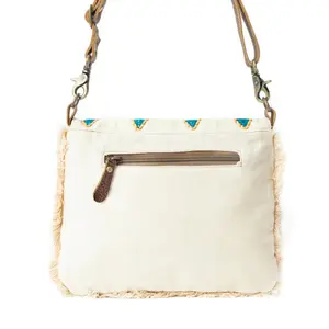 Women's shoulder Bag Myra Bag Teal Peaks image-2