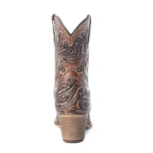 Cowboy-Stiefeletten Damen Myra Bag Paisley Vintage Patina image-4