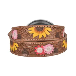 Women's leather belt Myra Bag image-1