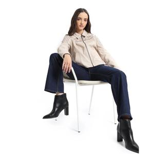 Kurtka skórzana haftowana damska Myra Bag image-3