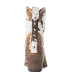 Leder-Cowboy-Stiefel Damen Myra Bag Sandy Mae image-4