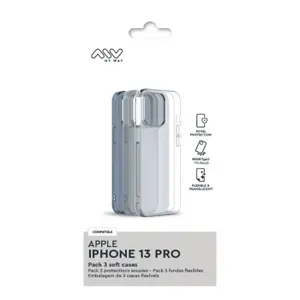 Pack of 3 soft smartphone cases MyWay iPhone 13 Pro image-0
