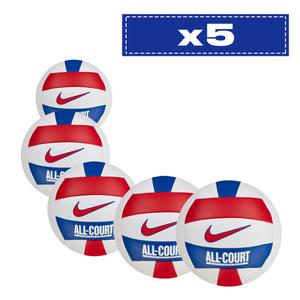 Pack of 5 Balloons Nike All Court Volleyball