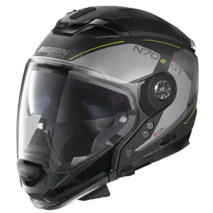 Modularer Motorradhelm Nolan Crossover N70-2 GT Lakota N-Com Flat Silver 36 image-0