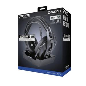 Casque de jeu sans fil avec support de charge USB pour Playstation 4/5 Nacon RIG 800 PRO HS image-1