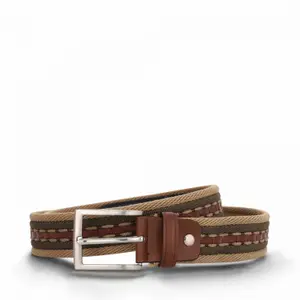 Gürtel mit Steppnähten und Linien Nae Vegan Shoes Piera image-0