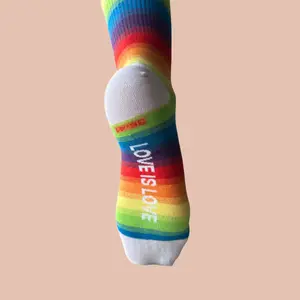 Football Socks Nae Vegan Shoes Rainbow image-2