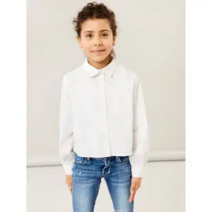 Girl's long sleeve short shirt Name it Befred image-3