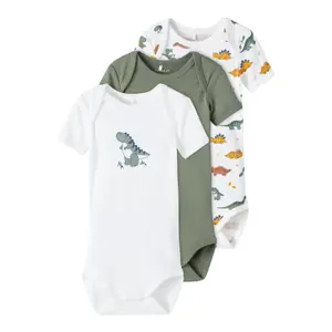 Baby boy bodysuit Name it Nbm Dino (x3) image-0