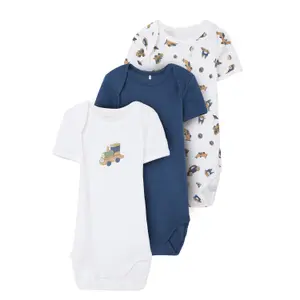 Baby boy bodysuit Name it Nbm Toys (x3) image-0