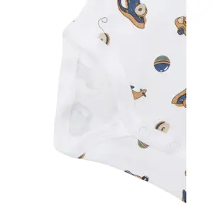 Set of 3 long sleeve baby boy bodysuits Name it Nbm Toys image-4