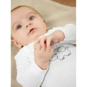 Baby long-sleeved bodysuit Name it Nbn Y/D Core (x3) image-5