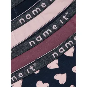 Girl's panties Name it Nkfhipster Heart (x4) image-2