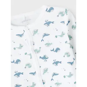 Set of 2 baby boy onesies Name it Nbm Whale image-2