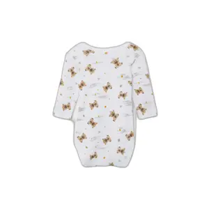 Baby long-sleeved bodysuit Name it Nbn Teddy (x3) image-1