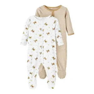 Baby romper Name it Nbn Teddy (x2) image-0