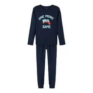 Children's pyjamas Name it Nkmnightset Dark Sapphire Game Noos image-0