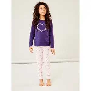 Girl's pajamas Name it Nkf Heart image-4