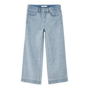 Girl's high-waisted wide-leg jeans Name it Rose 1356-ON image-0