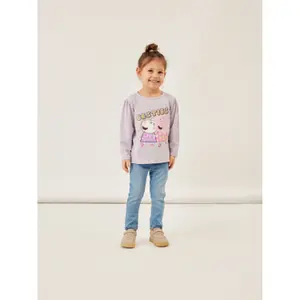 Girl's long sleeve T-shirt Name it Nora Peppapig image-3