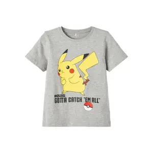 Child's T-shirt Name it Nikhil Pokemon image-0