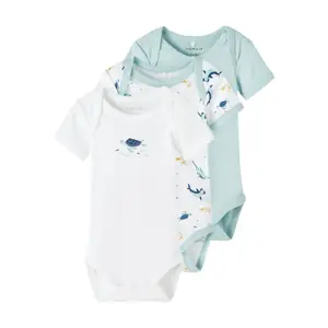 Baby boy bodysuit Name it Undersea (x3) image-0