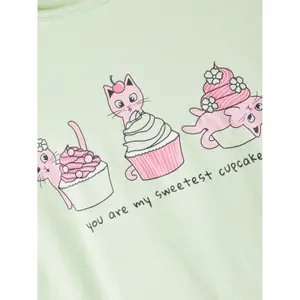 Girl's pajamas Name it Cat image-3
