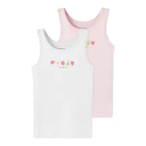 Girl's tank top Name it Fruits (x2) image-0