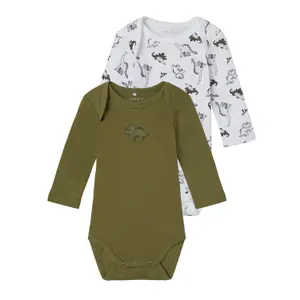 Baby boy bodysuit Name it Dino (x2) image-0