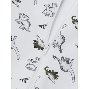 Zip-up baby boy romper Name it Dino image-2