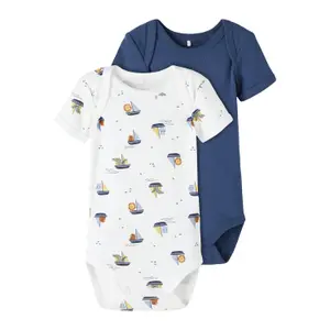 Baby boy bodysuit Name it Boats (x2) image-0