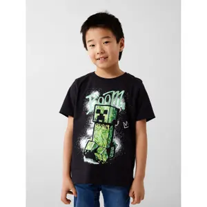 Boy's T-shirt Name it Jom Minecraft Ss Top Bfu image-3