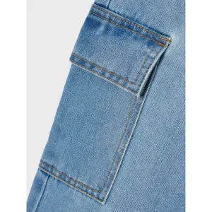 Jeans large taille haute fille Name it Rose 6190-BS image-4