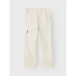 Girl's cargo Trousers Name it Rose Wide Twill image-4