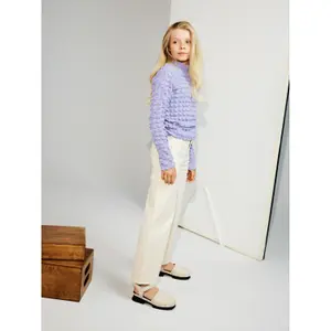 Girl's cargo Trousers Name it Rose Wide Twill image-3