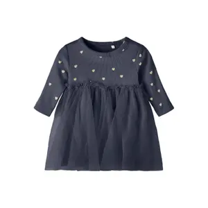 Long-sleeve t-shirt dress for baby girl Name it Nadja image-0
