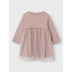 Long-sleeve t-shirt dress for baby girl Name it Nadja image-1