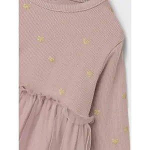 Long-sleeve t-shirt dress for baby girl Name it Nadja image-4