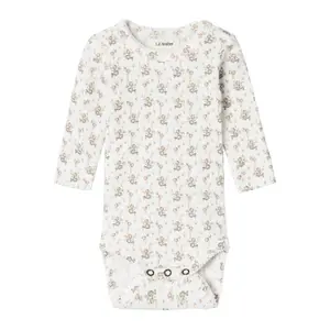 Long-sleeved slim-fit baby girl romper Name it Gago image-0