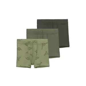 Baby boy shorts Name it Sage Dino (x3) image-0