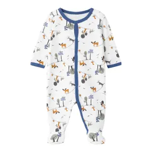 Baby boy romper Name it Night W/F Forest image-0