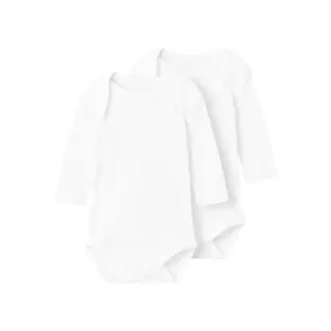 Baby long-sleeved bodysuit Name it (x2) image-0