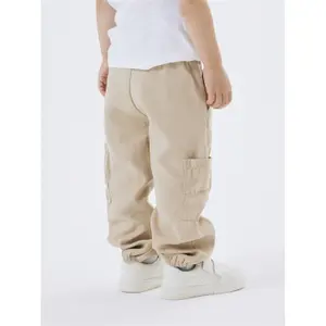 Baby girl cargo Trousers Name it Bella 9347-BU image-3