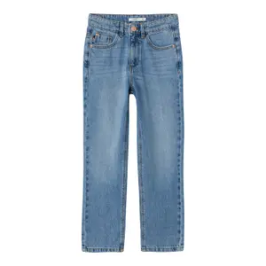 Girls' high-waisted striped jeans Name it Rose 9222-BE image-0
